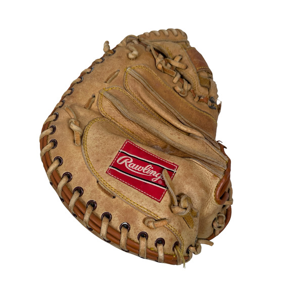 Rawlings RCM10 Catcher’s Mitt Glove Lance Parrish Signature Right Hand Thrower - Picture 2 of 13